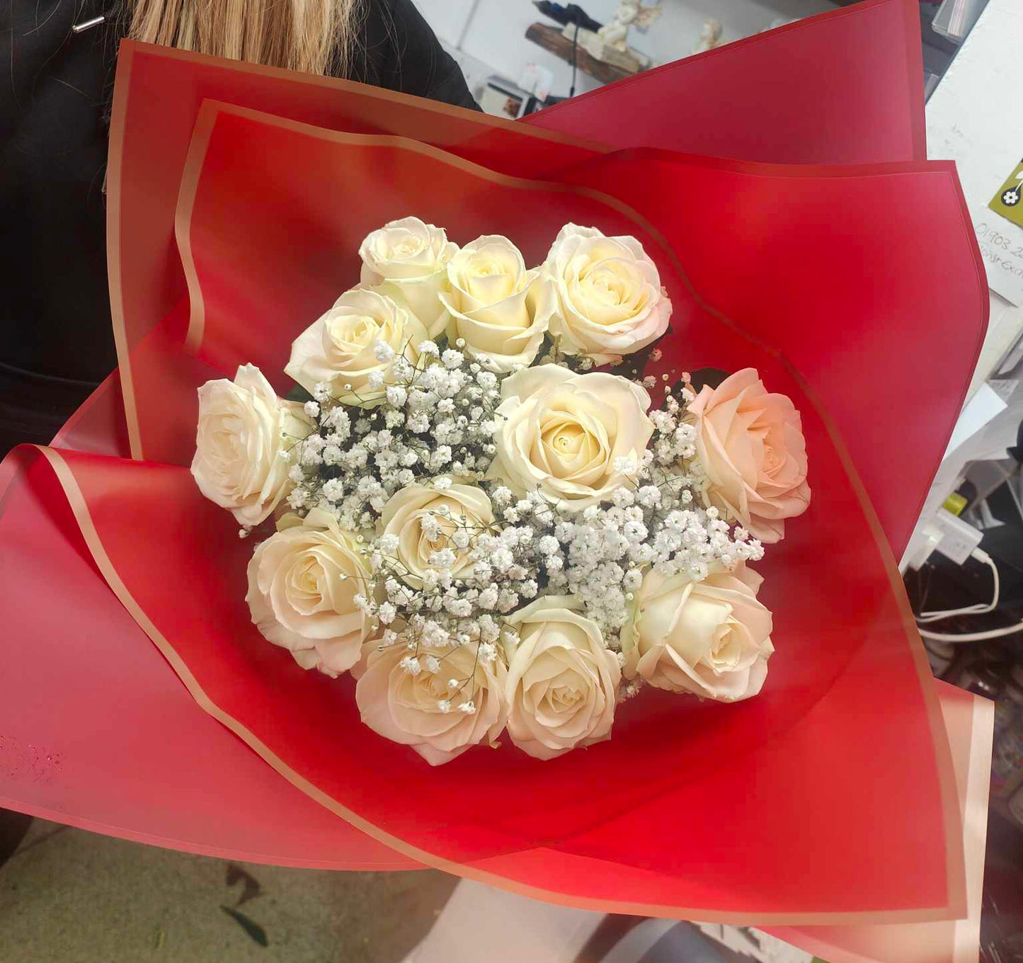 A Dozen White Roses